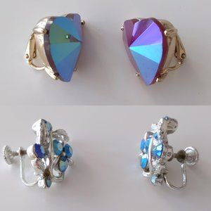 👂 Betsey Johnson + vintage clip-on earrings 👂